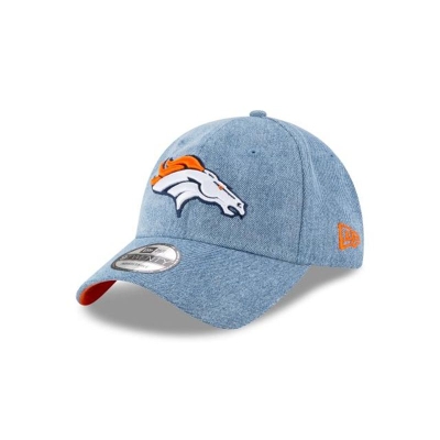 Sapca New Era Denver Broncos NFL Washed Out 9TWENTY Adjustable - Albastri